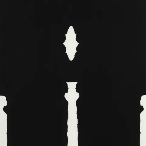 Ladislav Novák, Dekupáž, 41,5x29,5 cm, serigrafie, kolem 1976